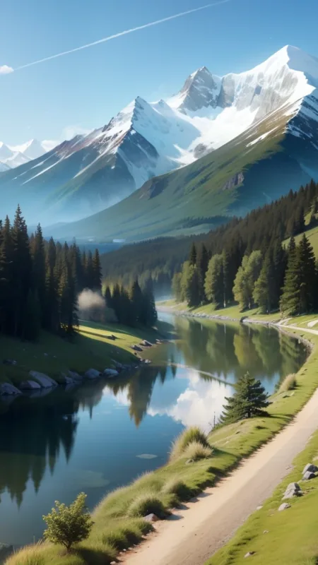 Beautiful Mountains Nature Wallpaper