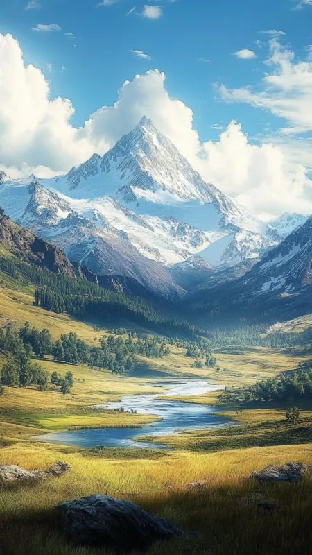 Beautiful Mountains HD Nature Wallpaper
