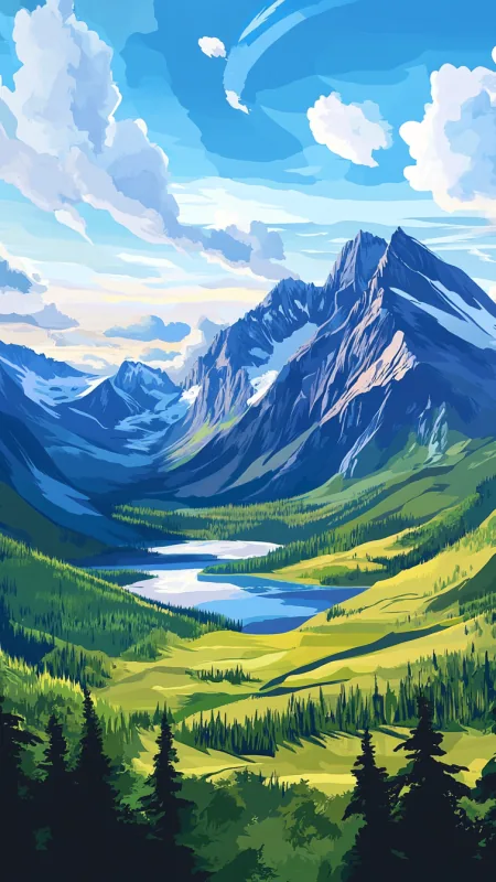 Beautiful Mountains Nature Wallpaper