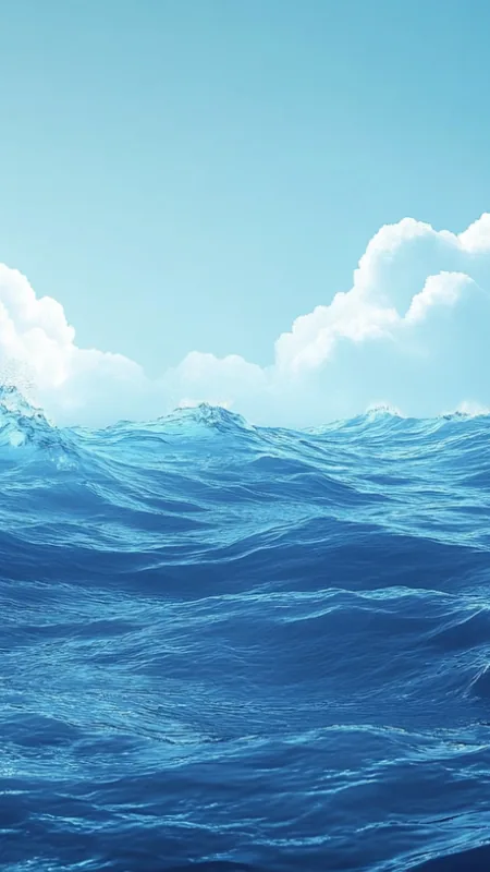 Blue Sea Water HD Nature Wallpaper