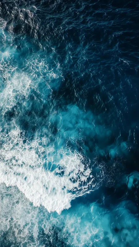 Blue Sea Nature Wallpaper