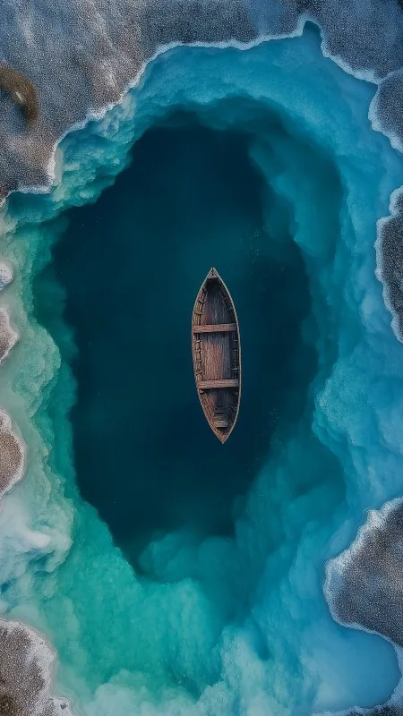 Nature Boat Lake Water Wallpaper