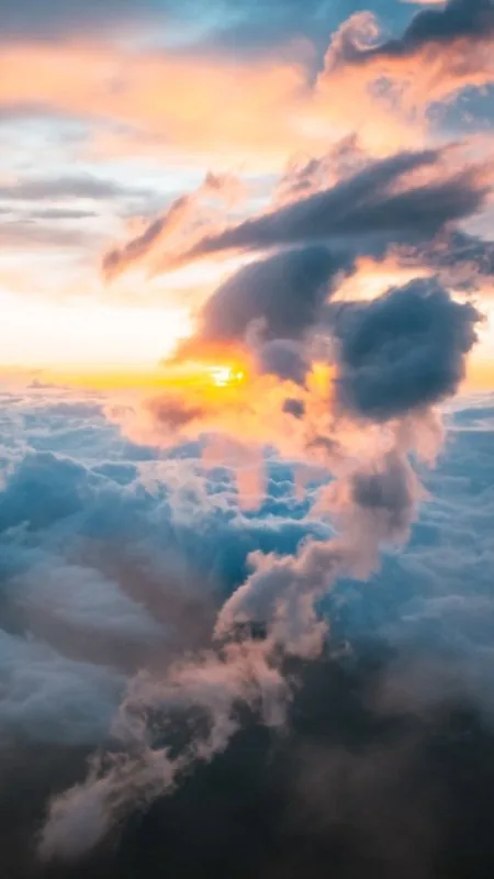 Clouds Sunrises Mount Fuji HD Nature Wallpaper