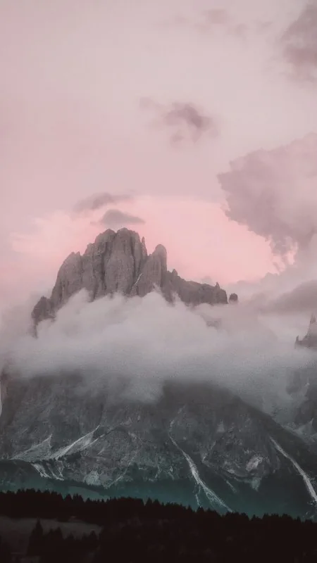 Nature Cloudy Mountain Wallpaper