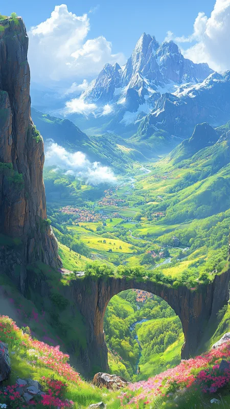 Nature Green Grasslands Wallpaper