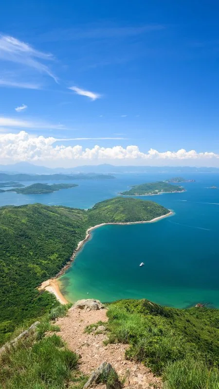 Green Islands Azure Bays Nature Wallpaper