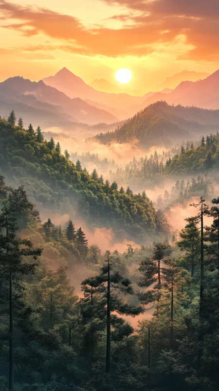 Green Mountains Nature Wallpaper
