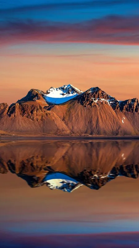 Nature Icelandic Mirror Mountain Wallpaper