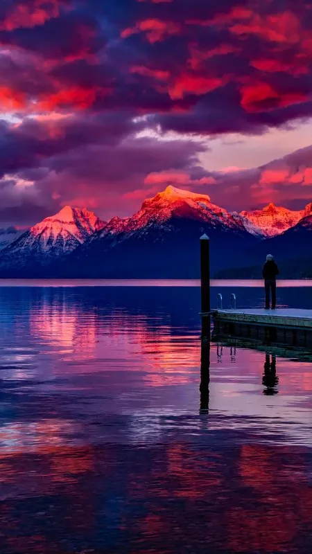 Nature Lake Mcdonald Glacier National Park Wallpaper