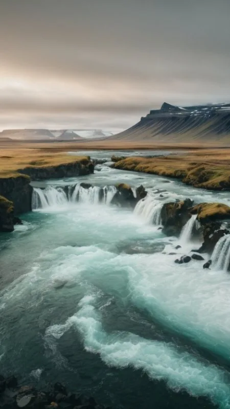 Landscape Of Beautiful Waterscape Nature Wallpaper