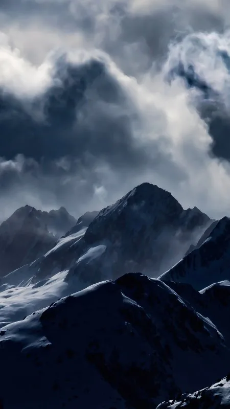 Nature Light Clouds Mountains Smoge Wallpaper