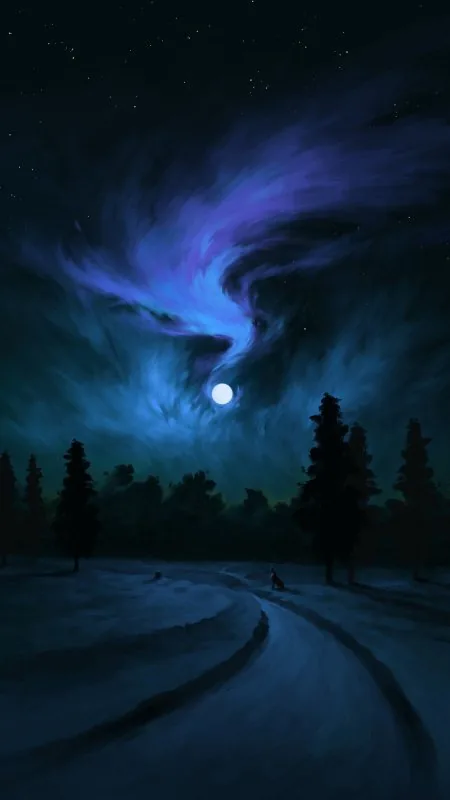 Moon Atmosphere Earth Art HD Nature Wallpaper