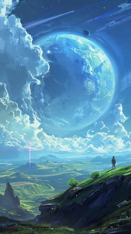 Nature Mountain Art Wallpaper