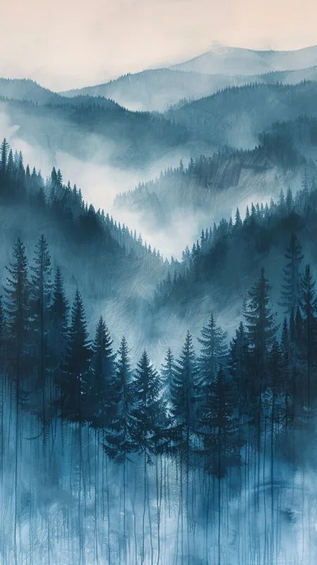 Mountain Art HD Nature Wallpaper