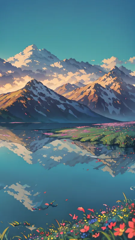 Mountain Art Nature Wallpaper
