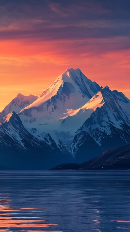 Mountain Lake Nature Wallpaper