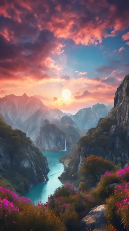 Nature Mountain Landscape Wallpaper