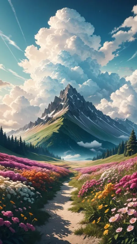 Nature Mountain Landscape Wallpaper