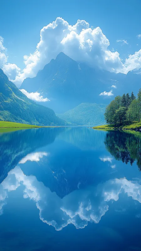 Mountain Landscape Nature Wallpaper