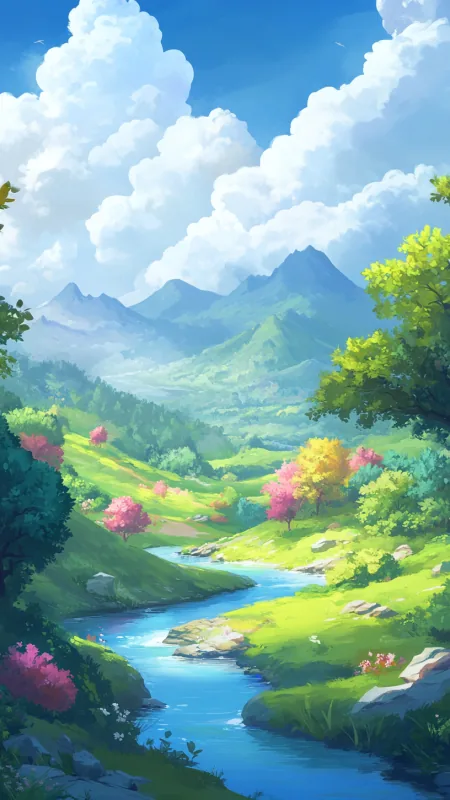 Mountain Landscape Nature Wallpaper