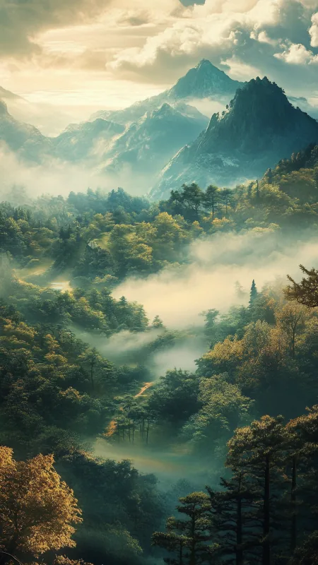 Mountain Landscape Nature Wallpaper