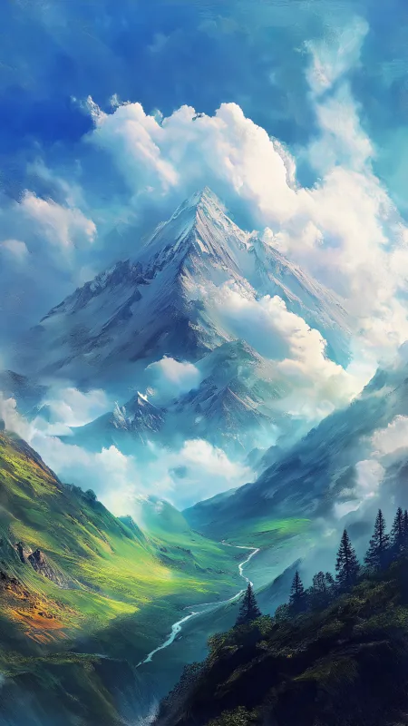 Mountain Landscape Nature Wallpaper