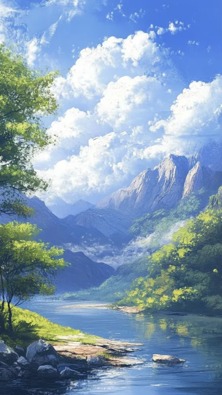 Mountain Landscape Nature Wallpaper