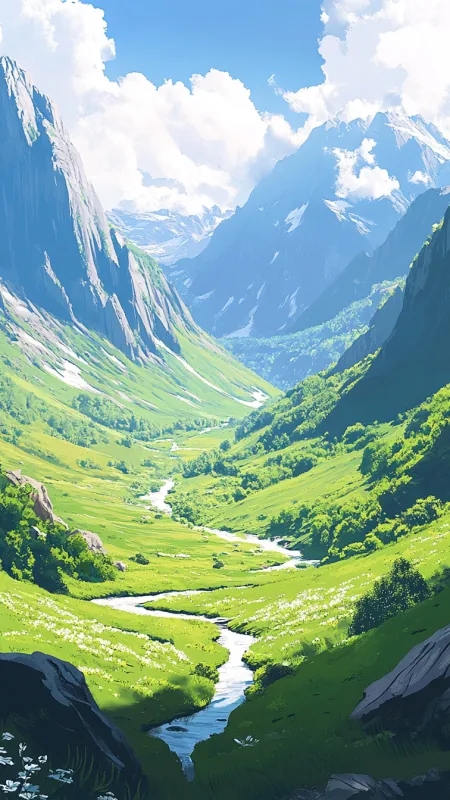 Mountain Landscape HD Nature Wallpaper