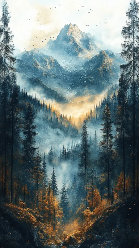 Mountains Nature Wallpaper
