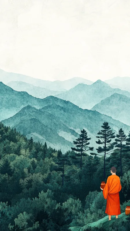 Mountains Green Trees HD Nature Wallpaper