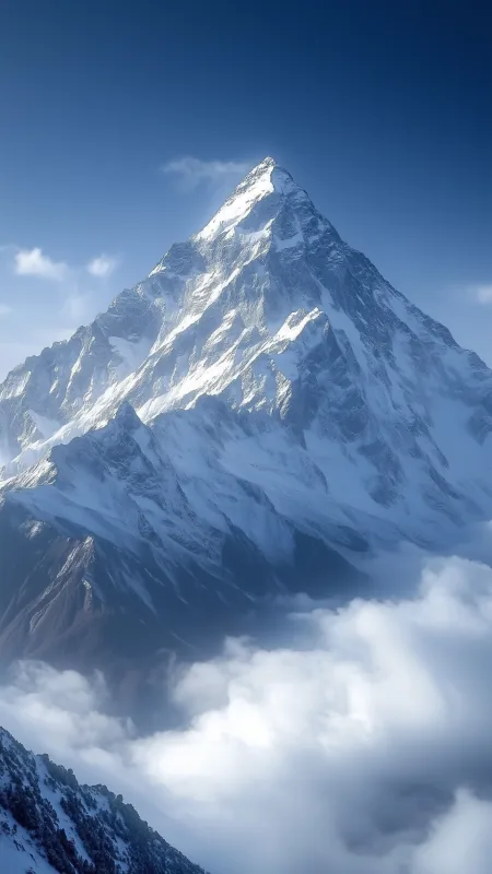 Mountains With Snow HD Nature Wallpaper