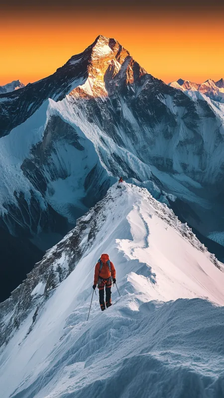 Mountains With Snow HD Nature Wallpaper