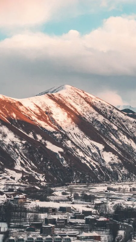 Nature Mountains With Snow Wallpaper