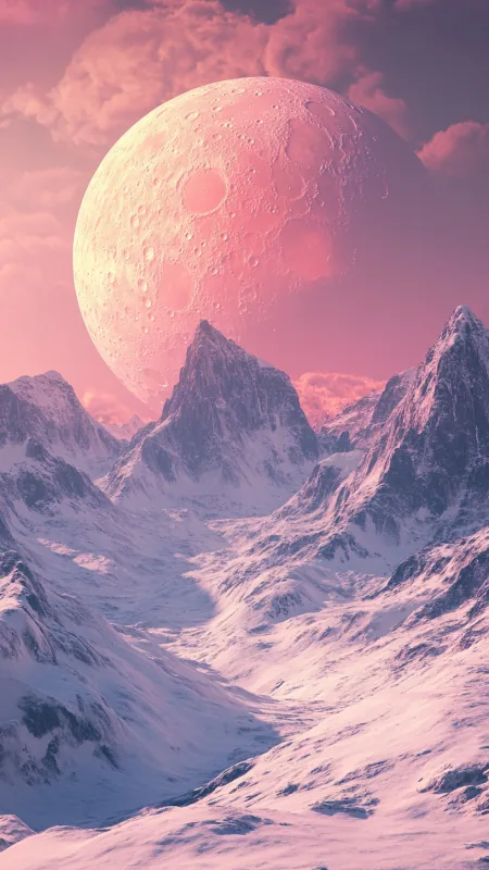 Nature Mountains With Snow Wallpaper
