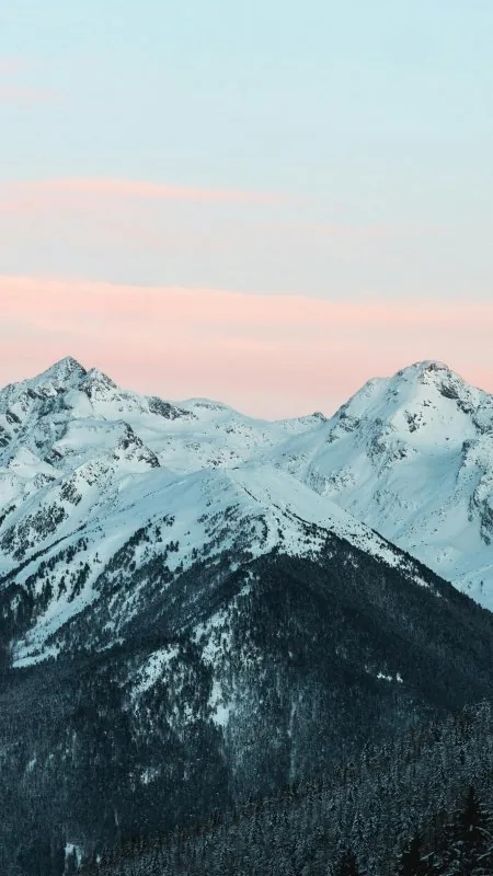 Mountains With Snow HD Nature Wallpaper