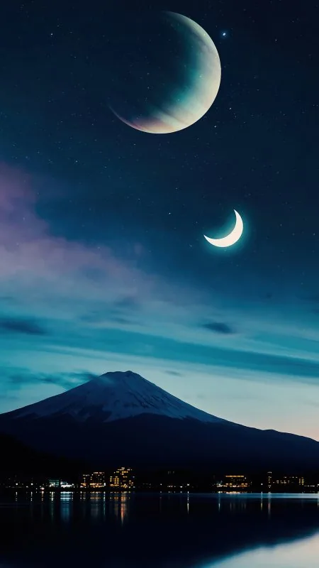 Nature Mt Fuji View Wallpaper