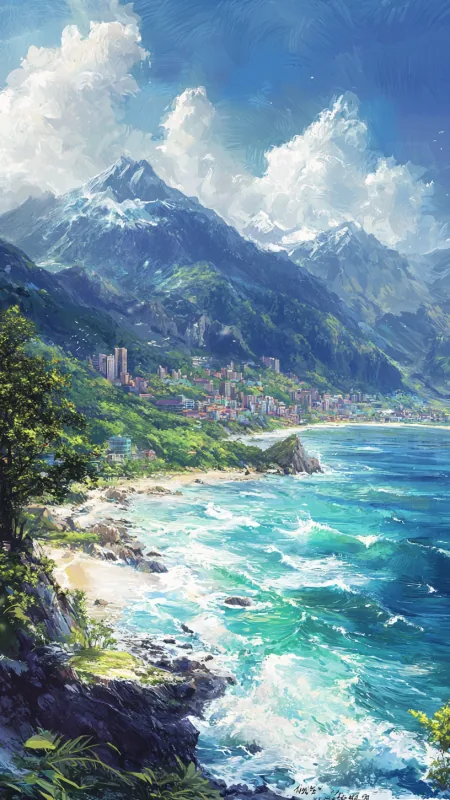 Ocean Art Nature Wallpaper