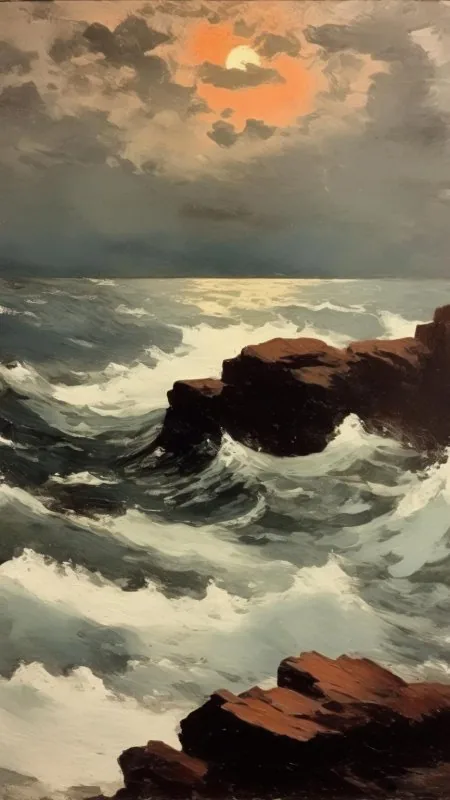 Nature Ocean Art Wallpaper
