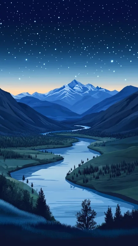 Nature Painting HD Wallpaper