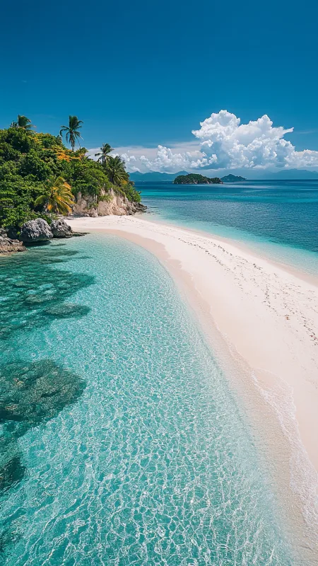 Peaceful Beach HD Nature Wallpaper