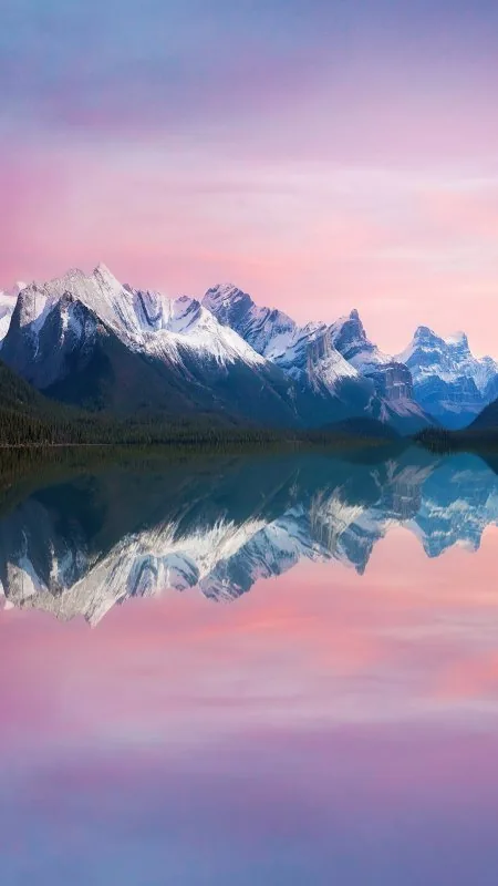 Nature Reflection Mountains Wallpaper