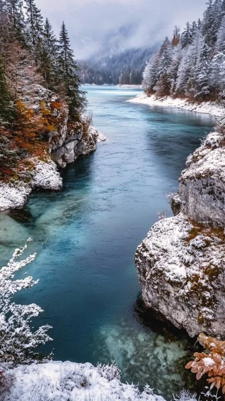 River Nature Landscape Phone Wallpaper