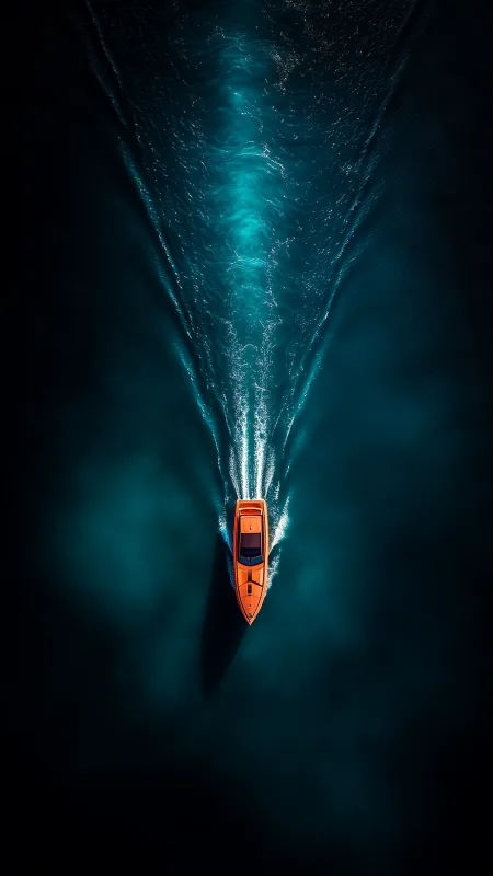 Sea Boat Nature Wallpaper