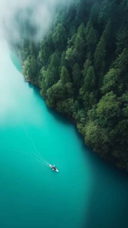 Sea Boat HD Nature Wallpaper