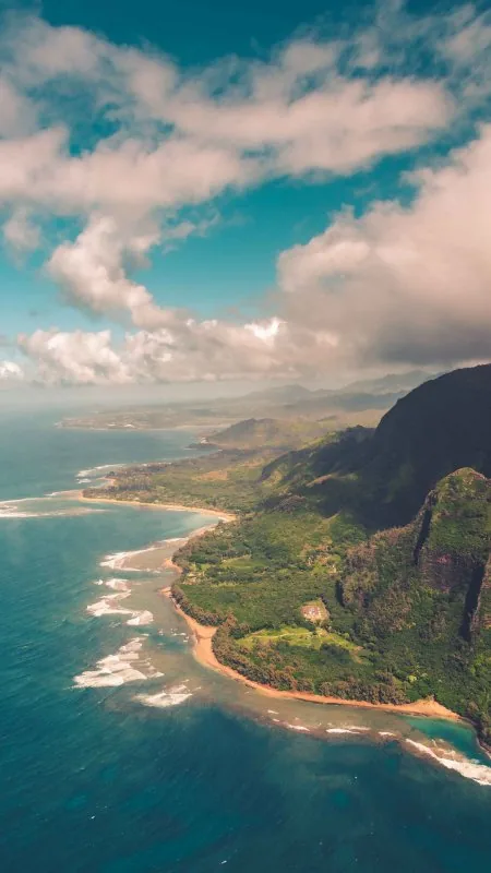 Nature Sea Mountain Wallpaper