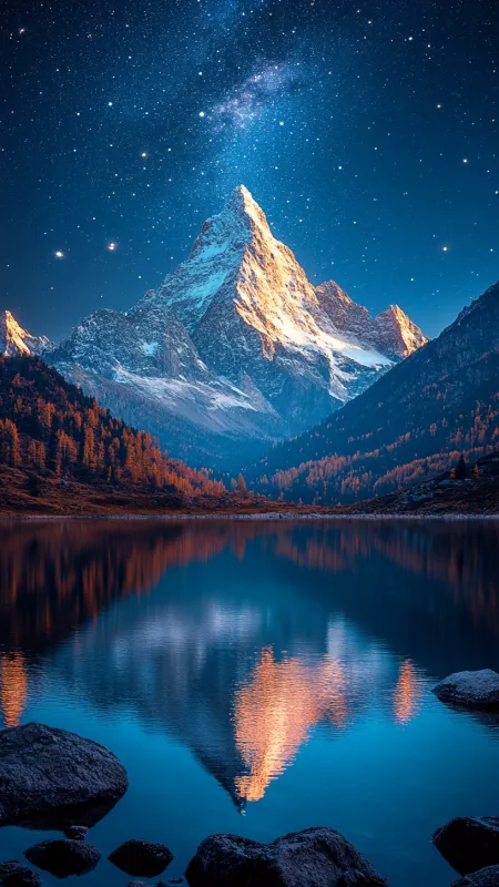 Sky Mountain HD Nature Wallpaper