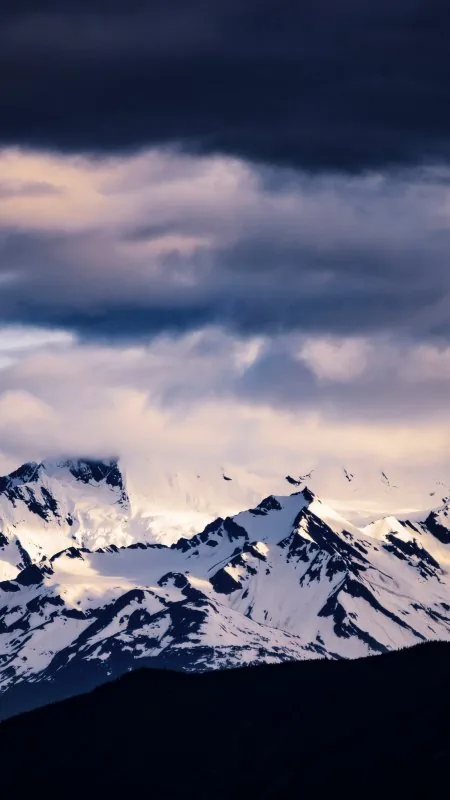 Snow Mountain Nature Wallpaper