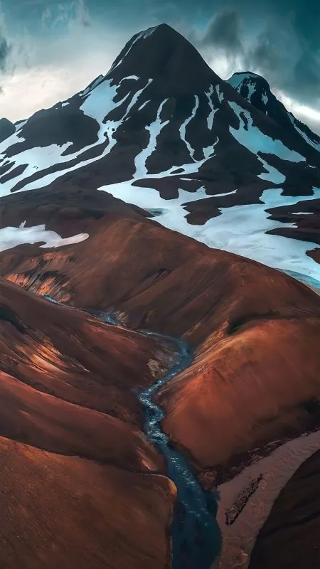 Nature Snow Mountain Wallpaper