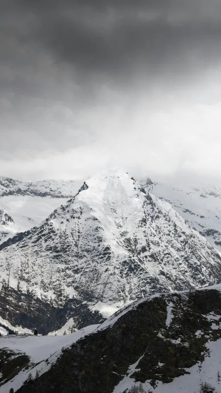 Snow Mountains Nature Wallpaper