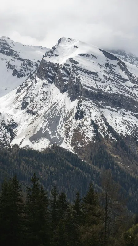 Snow Range Mountains HD Nature Wallpaper